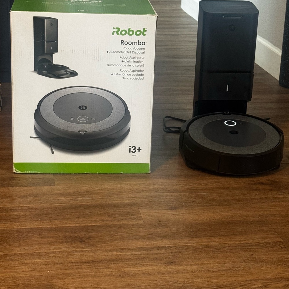 iRobot Roomba i3+ Robot Vacuum in Black and Gray